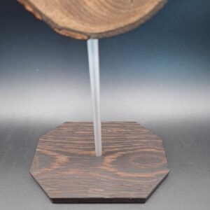 Racine de noyer live edge sur piètement – Image 6